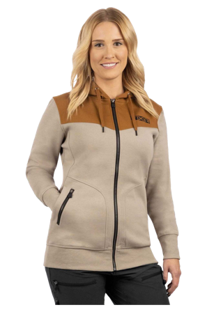 Sudadera con Capucha Mujer FXR Task Piedra/Cobre XL