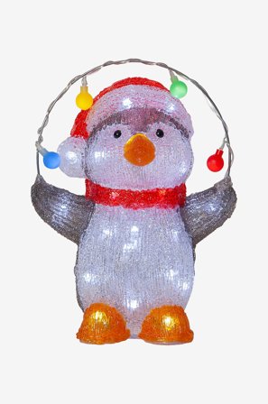 Star Trading - Utomhusdekoration Crystalo 30cm - Flerfärgad - Dekorationsbelysning - Från Homeroom