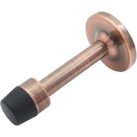 Dørstopper i Rustfrit Stål Dørstopper Dørstop Vægskærm (2 stk, Rød Kobberfarve)