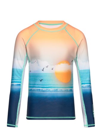 Neptune Ls Swimwear UV Clothing UV Tops Multi/mønstret Molo*Betinget Tilbud