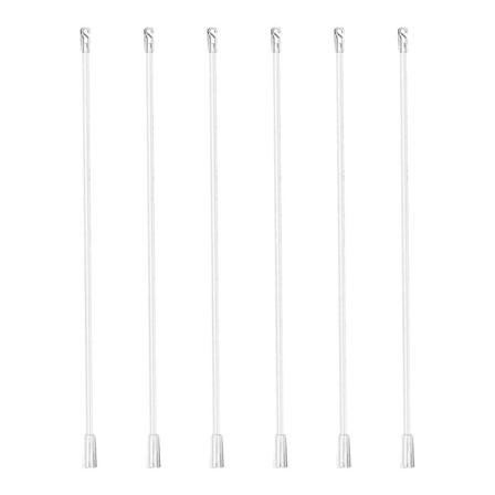 6 kpl Pystyynvedettäviä Kaihdintikkuja Venetsialaisten Kaihtimien Vetotikku Muoviset Verhot Pystyynvedettävä Tikku Valkoinen 30,5X1CM White 30.5X1CM