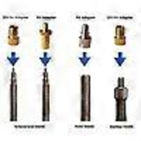 10 stk. Inflator Pumpe Dysesæt Presta Schrader Ventil Slange Cykelventiladaptere Til Vej & & Fixi