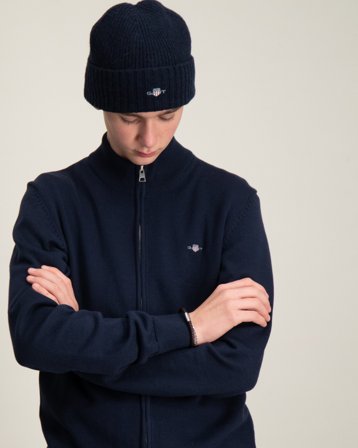 GANT CASUAL COTTON CARDIGAN Bleu Pulls Garçon - Kids Brand Store