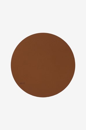 MiLLE W NORDISK DESIGN - Bordsunderlägg rund - Brun - Löpare & tabletter - Från Homeroom