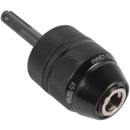SDS Plus Adapter Chuck 2-13mm, Kraftig Professionel Chuck 1/2-20UNF Bor, Nøglefri Lynkoblingschuck med SDS Adapter
