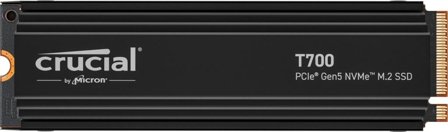 Crucial T700 4TB PCIe SSD with heatsink