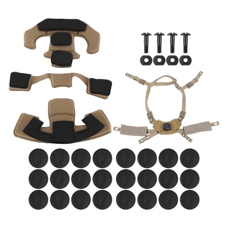 Kypärän Vuorisetti Nylon-Sieni Kypäräpehmusteet Leukahihnan Vaihto ACH:lle MICH:lle Wendy:lle FMA:lle EXF:lle Kypärät Aavikonvärinen Sieni