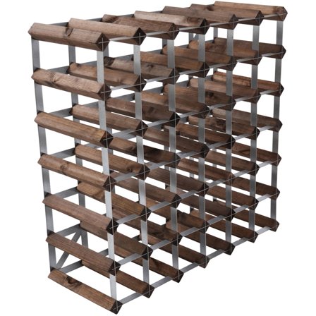 Traditional wine rack Vinreol Saml-Selv Mørk Eg 42 flasker | KitchenOne