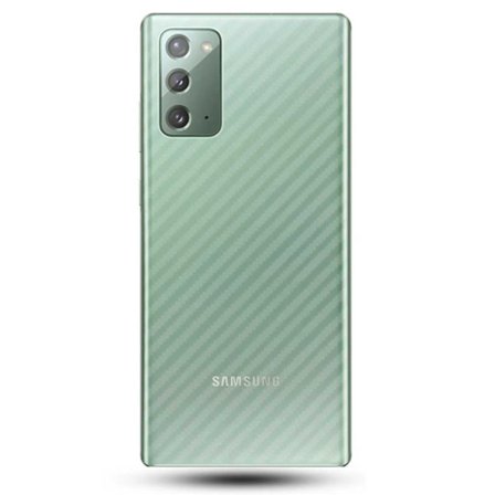 Galaxy Note 20 Skyddsfilm för Baksida Kolfiber Vinyl Skin