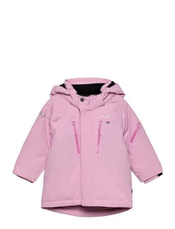 Helicopter Winter Jacket Kids Frostpink 86/92 Outerwear Snow/ski Clothing Snow/ski Jacket Vaaleanpunainen ISBJÖRN Of Sweden
