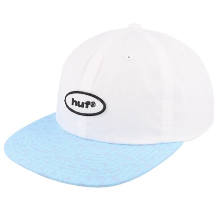 HUF - White - snapback - Cap - Paradox 6 Panel Hat White Snapback - Hatstore