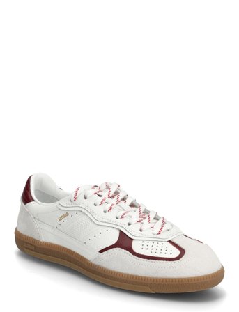 ALOHAS Tb.490 Rife Grain Black & White Leather Sneakers - White - 36