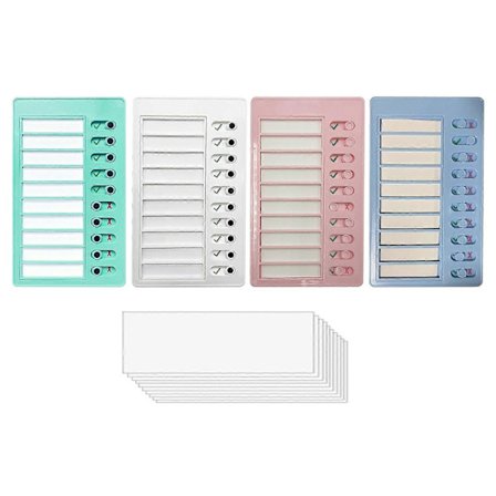 2/4 stk. Note Besked Tjekliste Børneopgaveoversigt To Do Liste Tavle Tjekliste Tavle Opgaveoversigter Hjem (LGL)