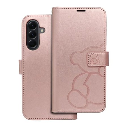 Galaxy A56 5G Plånboksfodral Mezzo - Teddy Bear Rosa Guld