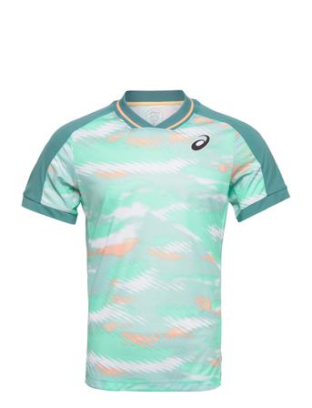 Men Match Graphic Ss Top T-shirts Short-sleeved Multi/mønstret Asics