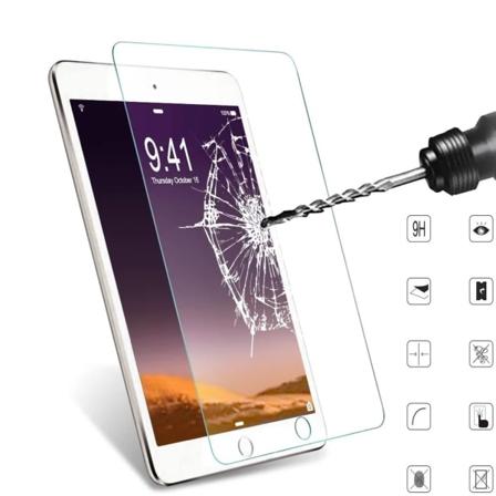 iPad AIR 2 n yt nsuoja karkaistu lasi 9H l pin kyv