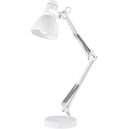 5698601 28 " Tung Base Top Justerbar Fjærbalansert Svingarm Skrivebordslampe, Svart, På/Av-vrider på skjermen, Kontorinnredning, Leselampe,...