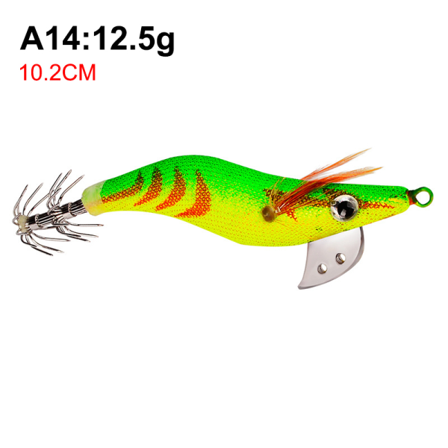 Räkor Squid Hook Simulering Set Av Squid Road Sub-bait Fishin