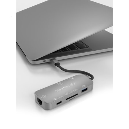 TERRATEC Connect C8 Usb 2.0 Type-C Grey