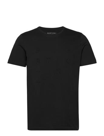 Ingolf S/S T-Shirt T-shirts Short-sleeved Svart Bertoni