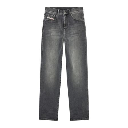 Diesel, Straight Jeans Grijs, Dames, Maat:W25 L34