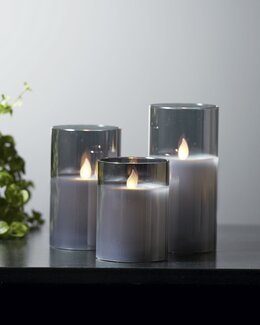 Star Trading LED Pöytävalaisin M-twinkle Musta