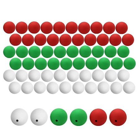 60 stk. silikonperler 15 mm silikonperler bulk runde silikonperler for snorer armbånd halskjede laging DIY håndverk