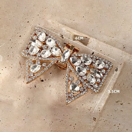 1 STK Dame Sko Dekorasjoner Clip Shiny Clips GULL