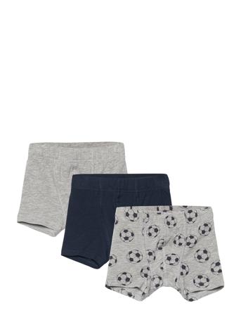 Nkmtights 3P Melange Football Night & Underwear Underwear Underpants Multi/mønstret Name It