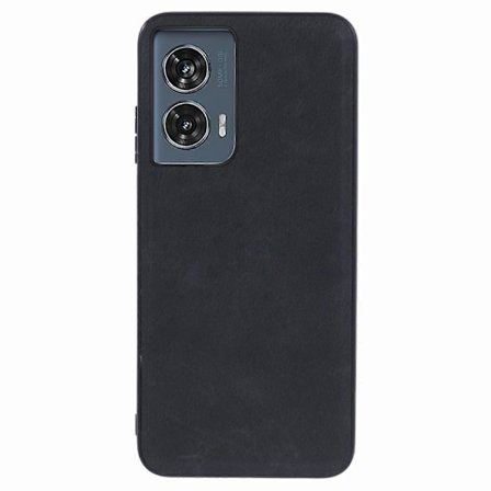 Til Motorola Edge 50 Fusion Cover Retro Læderbelagt PC+TPU Hybrid Telefon Beskyttelsescover LGL