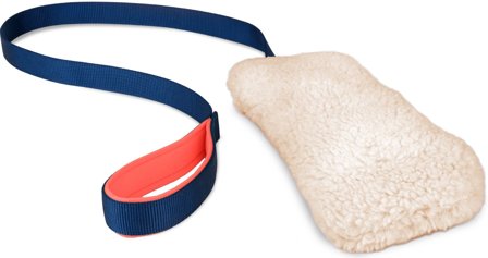 Coachi Chase & Crinkle lelu joustolla, Navy Coral & Faux Lambswool - Agility & Aktiivinen Harjoittelu