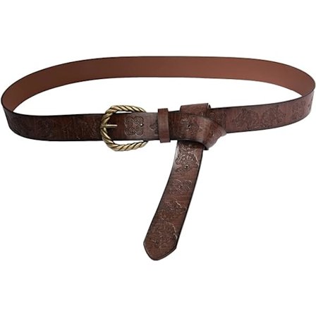 Middelalderbelte i kunstig lær, renessanse-ridderbelte, vikingdrager