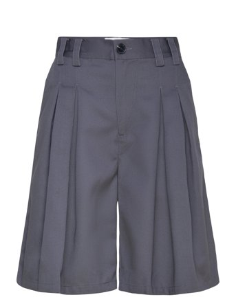 Bech Pleated Shorts Grey BECH