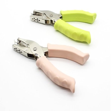 Håltång för Enkla Hål, Rund Håltång, Metallhålslag med Mjukt Grepp, för Hantverk Scrapbook Anteckningsbok