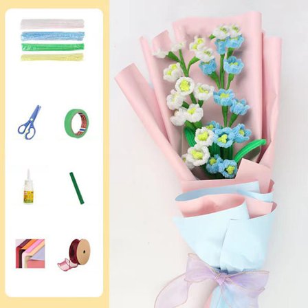 Farverige Fleksible Holdbare Håndlavede DIY Håndværk Piberenser Klokke Orkide Legetøj