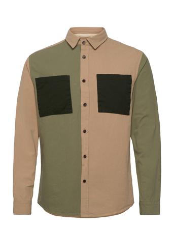 Aklouis Canvas Mix Shirt Patterned Anerkjendt