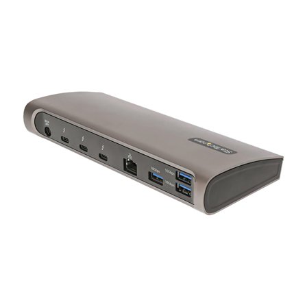 StarTech Thunderbolt 4 Dock, 96W Power Delivery, Single 8K/Dual Monitor 4K 60Hz, 3xTB4/USB4 ports, 4xUSB-A, SD, GbE, Thunderbolt 4 Docking Station for