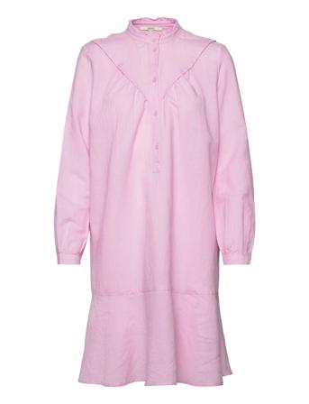 Dresses Light Woven Knelang Kjole Rosa Esprit Casual