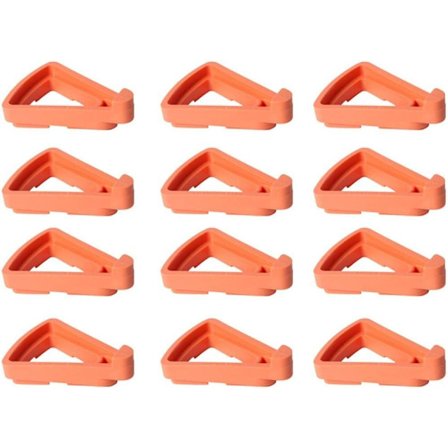 12 stk. usynlige blomsterpottefødder til blomsterpotter, havebeholdere og potteplanter til indendørs og udendørs brug