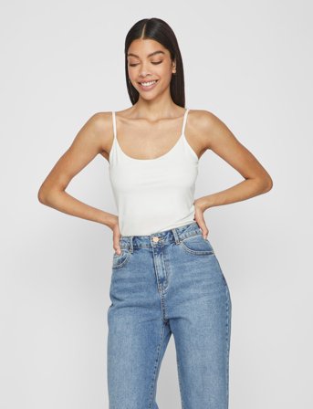 Vila Visurface Strap Top New 2-Pack - Noos - White - XS/S