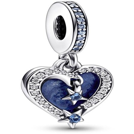 PANDORA Celestial Shooting Star Dubbelhjärthängsberlock 792356C01