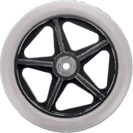 2 stk. 6 tommer Gummihjul Udskiftningshjul til Kørestol Forhjul Rollator Walker Skridsikker Udskiftning - WELLNGS