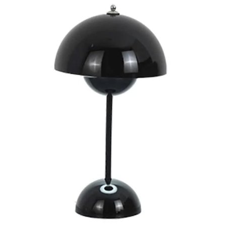 【PP】Bordslampa i nordisk stil, ögonskydd LED blomkruka bordslampa, bärbar för skolanvändning - Svart