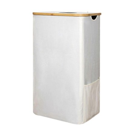 Qinghai Opbevaringskurv med Aftagelig Netpose 100L Stor Kapacitet Tøjvaskekurv Opbevaringskurv med Støvtæt Låg - Perfekt