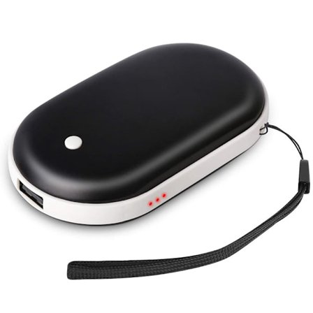 Håndvarmer oppladbar, elektrisk håndvarmer gjenbrukbar lomme U