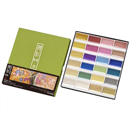 Gansai Tambi Aquarelle 24-set Metallic