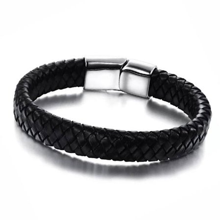 Alloy Socket Magnetic Clasp Couple Style Braided Bracelet