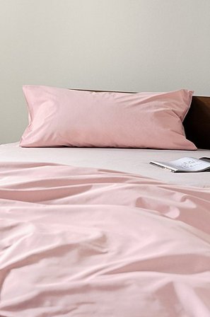 Jotex - Percale Tyynyliina 50x90 Cm - Ekologinen Puuteriroosa Puuteriroosa - ZACK - Osta Tyynyliinat Jotex