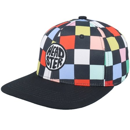 Headster - Black snapback Czapka Z Daszkiem - Kids Colorburst Black Snapback @ Hatstore