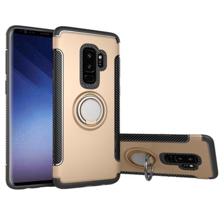 Stilrent Skal Med Ringholder Till Samsung Galaxy S9 Plus Guld